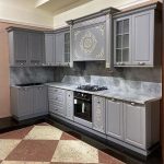 Кухня угловая Вивальди Заман 3500х1400 мм, серая купить в Дагестане | Abdullini