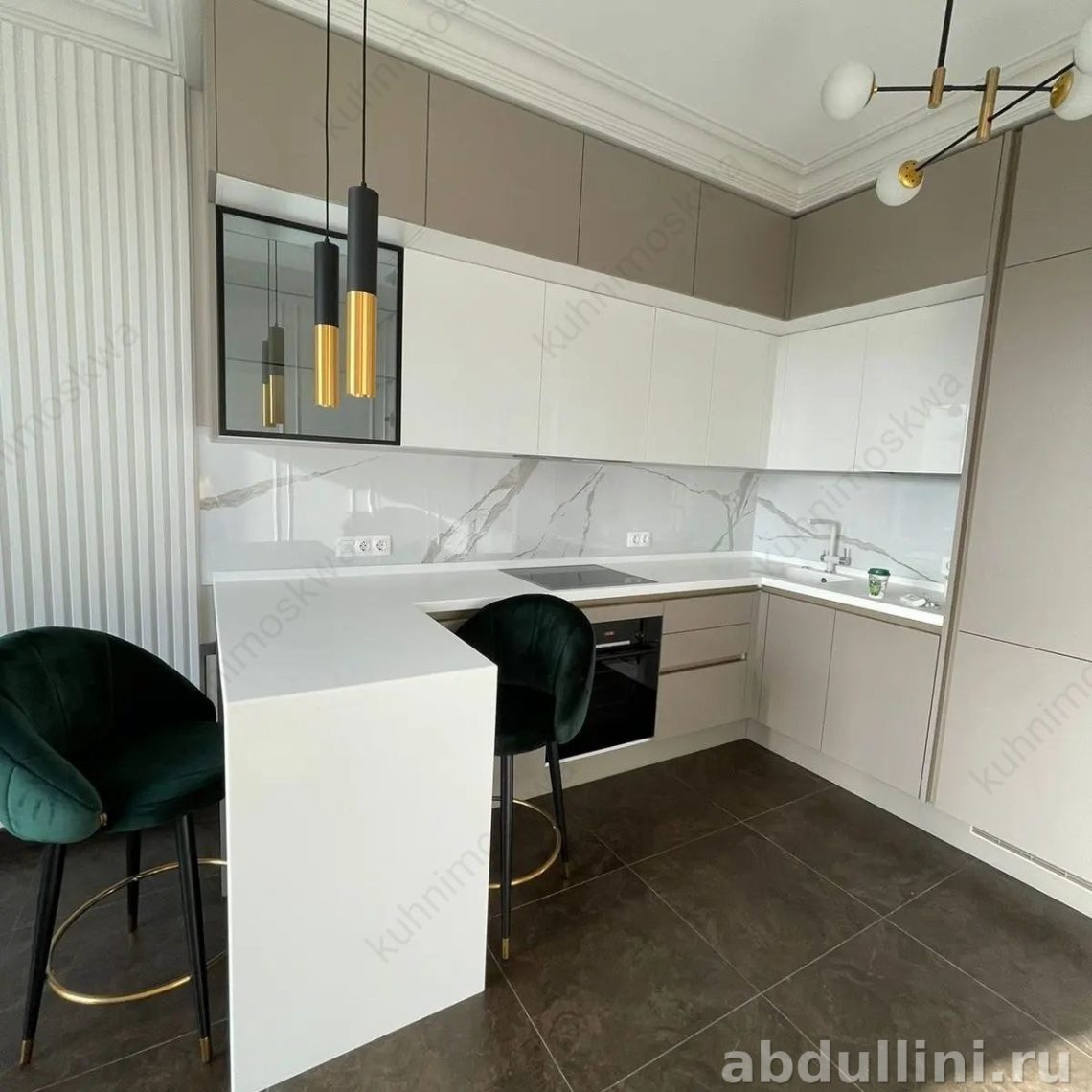 Современные угловые кухни на заказ от производителя из Дагестана — купить в Дагестане