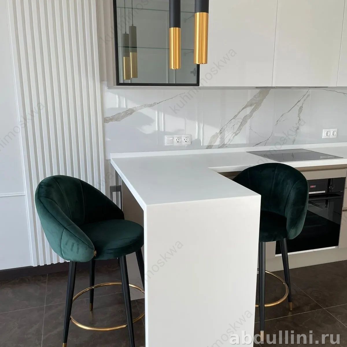 Современные угловые кухни на заказ от производителя из Дагестана