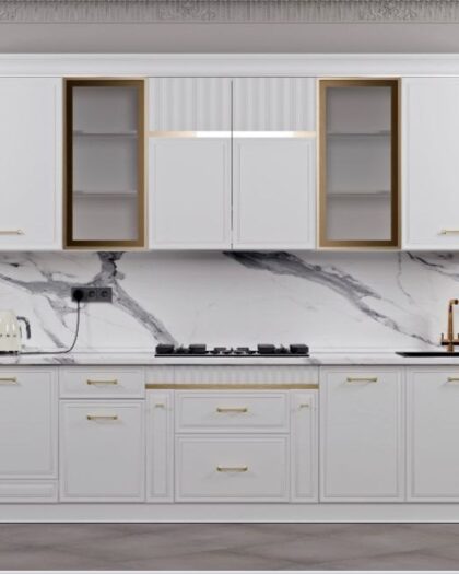 Кухня «МАРАЯ 3» — белая кухня от производителя в Дагестане — купить в Дагестане