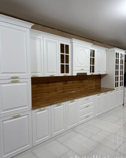 Кухонный гарнитур 3661 — белый, 5 м, мебель на заказ в Дагестане (5 м) — купить в Дагестане — фото 1