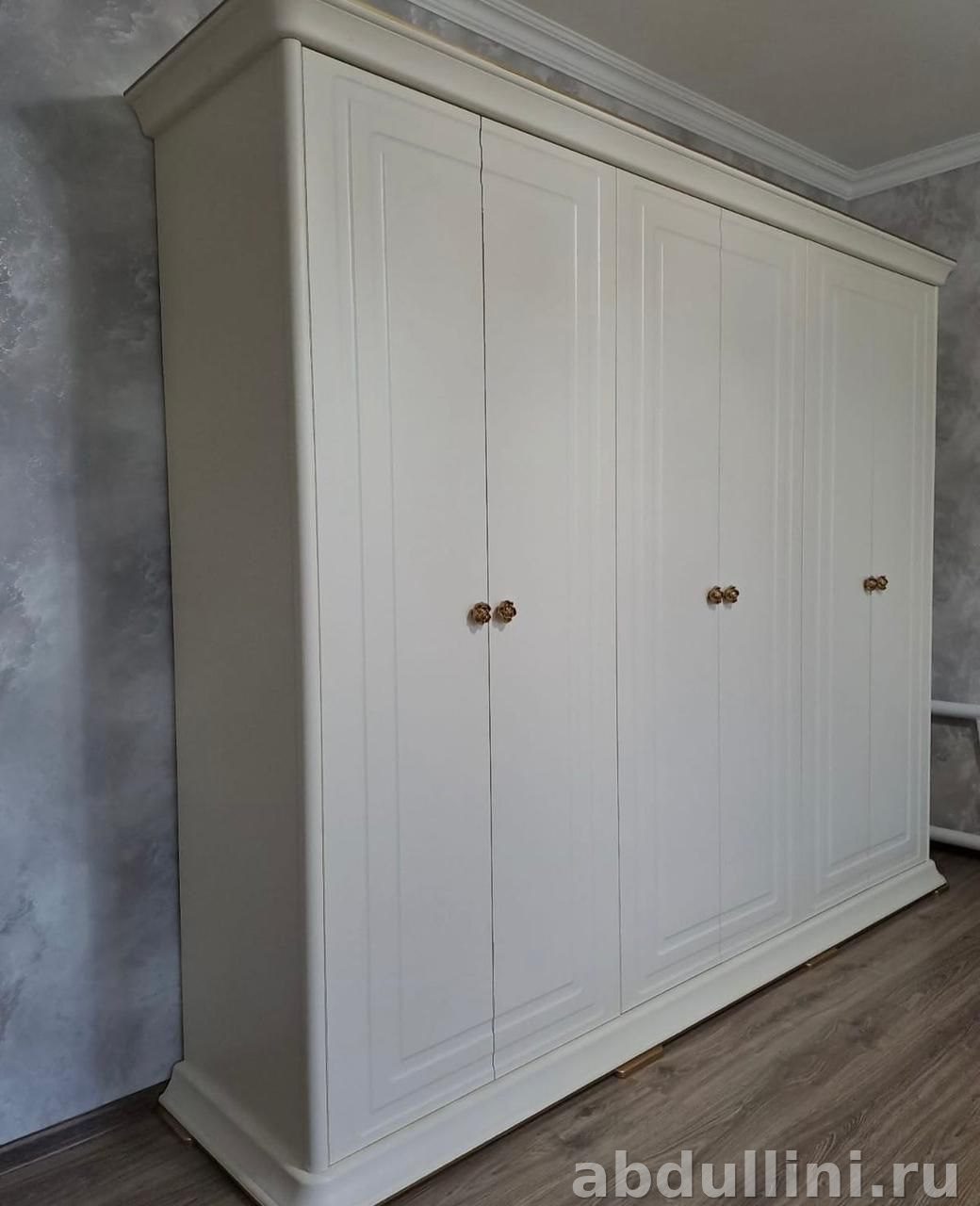 Спальня Мия 3682 в Дагестане — кремовый гарнитур с шкафом и кроватью — купить в Дагестане — фото 3