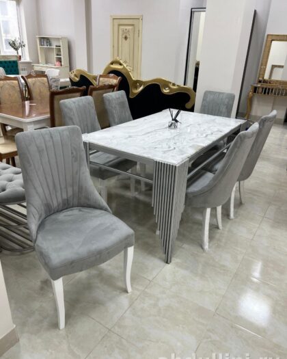 Обеденный стол 3739 с 6 стульями — купить в Дагестане (6 стульев) — купить в Дагестане