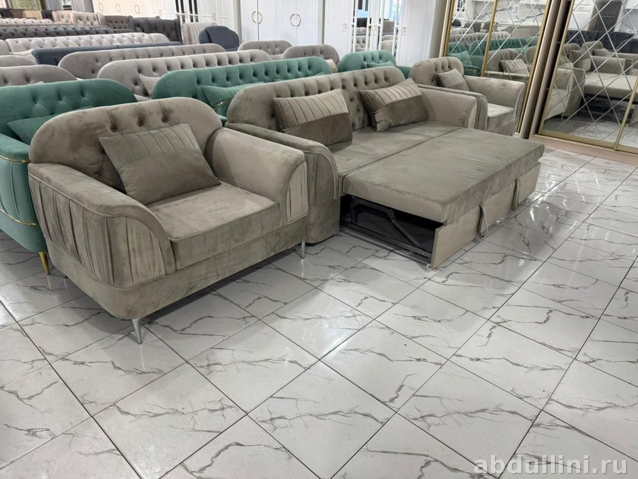 Комплект мягкой мебели Шейх: диван и кресло в Дагестане — купить в Дагестане — фото 2