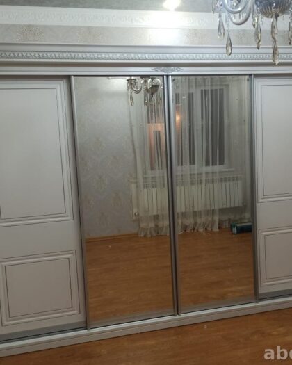 Шкаф-купе «Луиджи» белый/серебро — мебель на заказ в Дагестане — купить в Дагестане