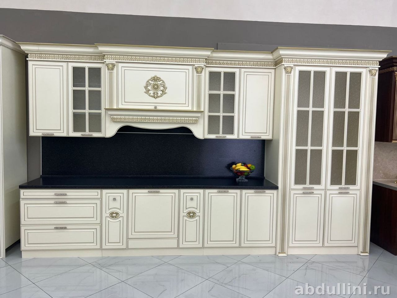 Кухонный гарнитур «Валенсия» — крем-золото, мебель на заказ в Дагестане — купить в Дагестане