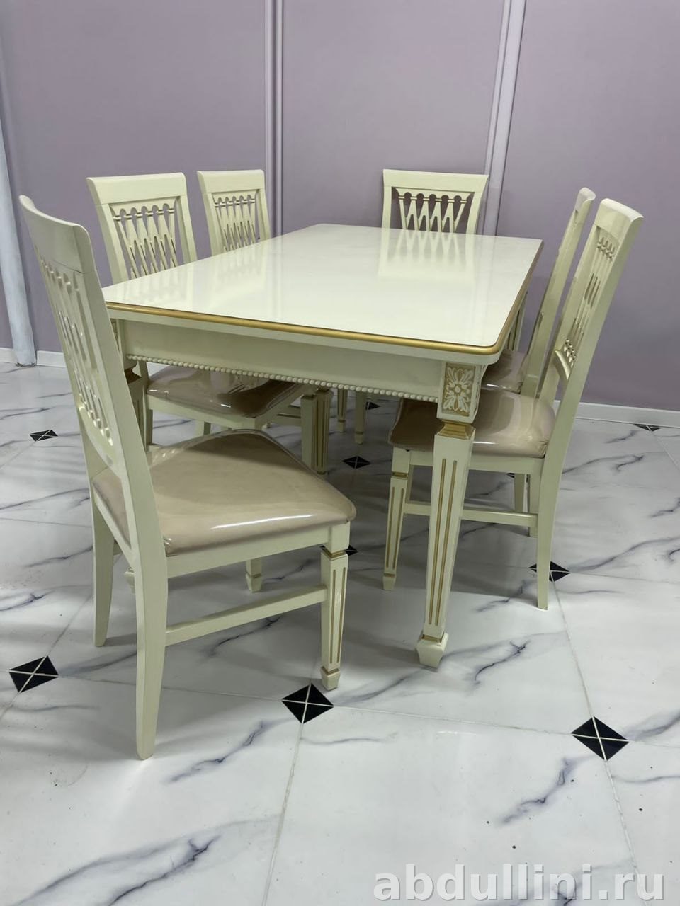 Стол Инфинити с 6 стульями — купить в Дагестане — купить в Дагестане — фото 1