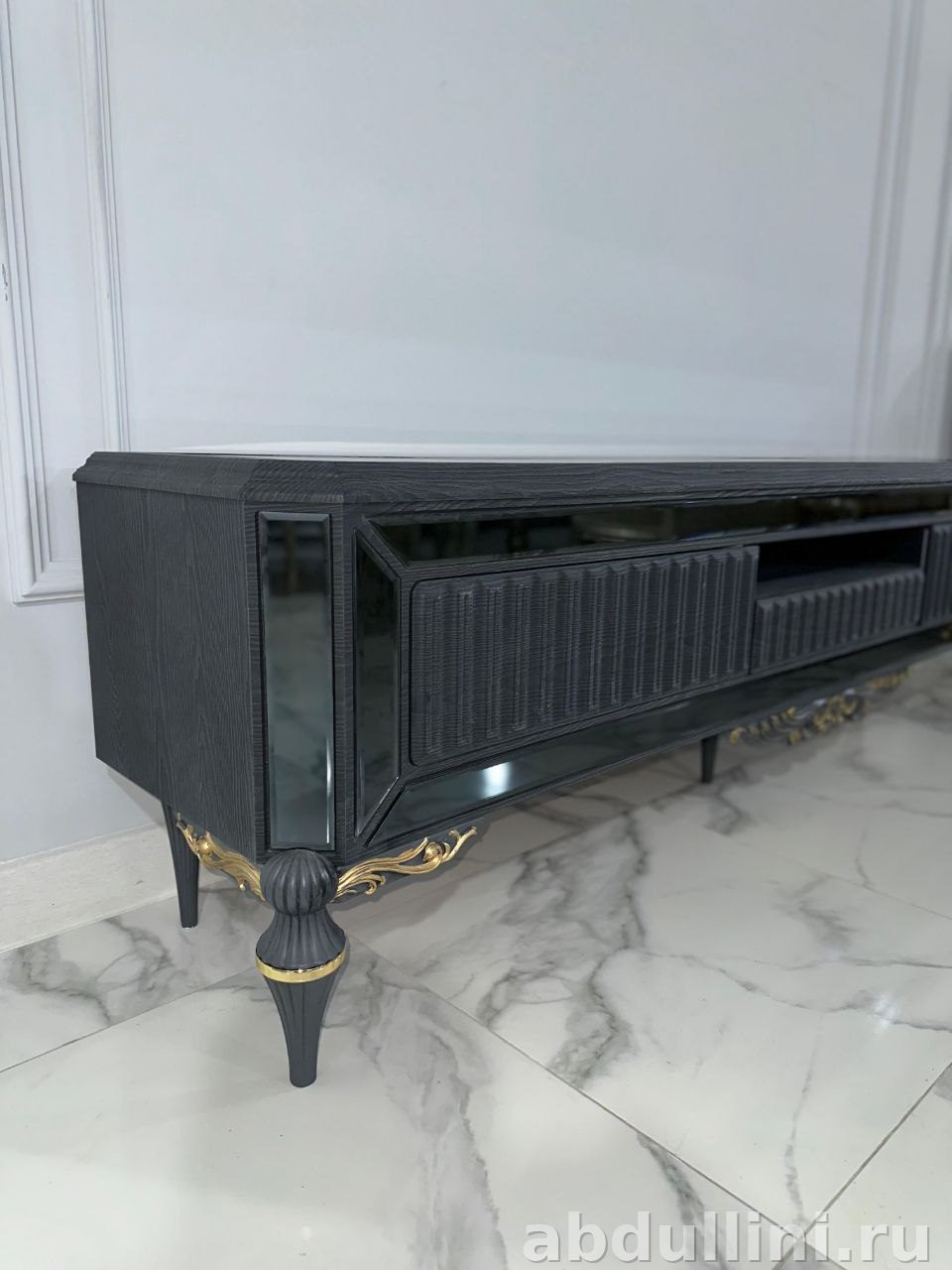 Тумба под телевизор Pirlanta антрацит — купить в Дагестане — купить в Дагестане — фото 2