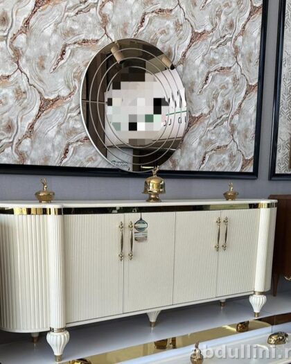 Комод с зеркалом Rime 3837 кремовый в Дагестане — купить в Дагестане