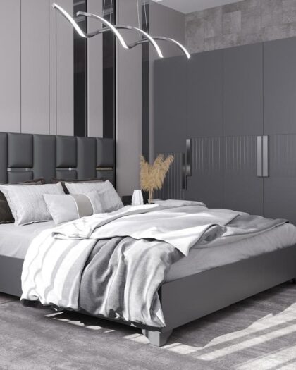 Спальня 3903 — модная мебель в стиле графит/антрацит цвет — купить в Дагестане — фото 1