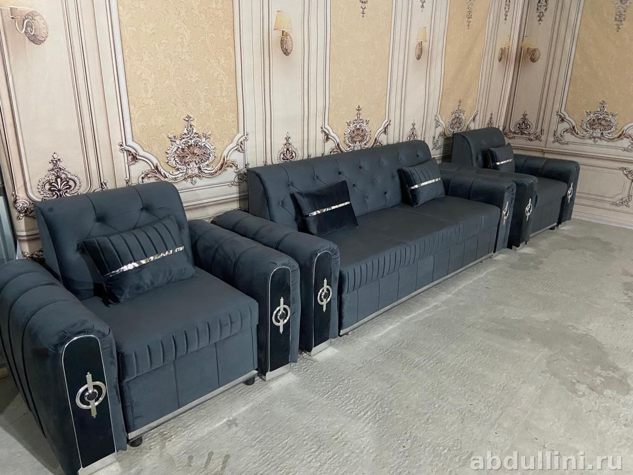 Диван и кресла Авангард в графитовом цвете — мебель на заказ в Дагестане (графитовый) — купить в Дагестане