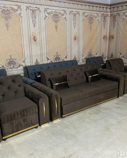 Комплект мягкой мебели 3942: диван и кресла в Дагестане — купить в Дагестане