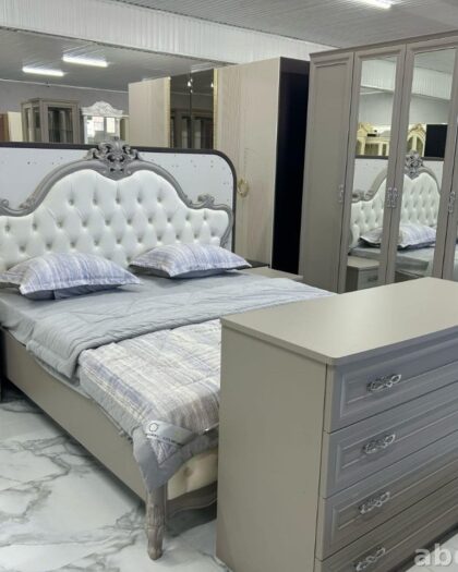 Спальня Мишель Лайт 5 дв серый камень — купить в Дагестане — купить в Дагестане