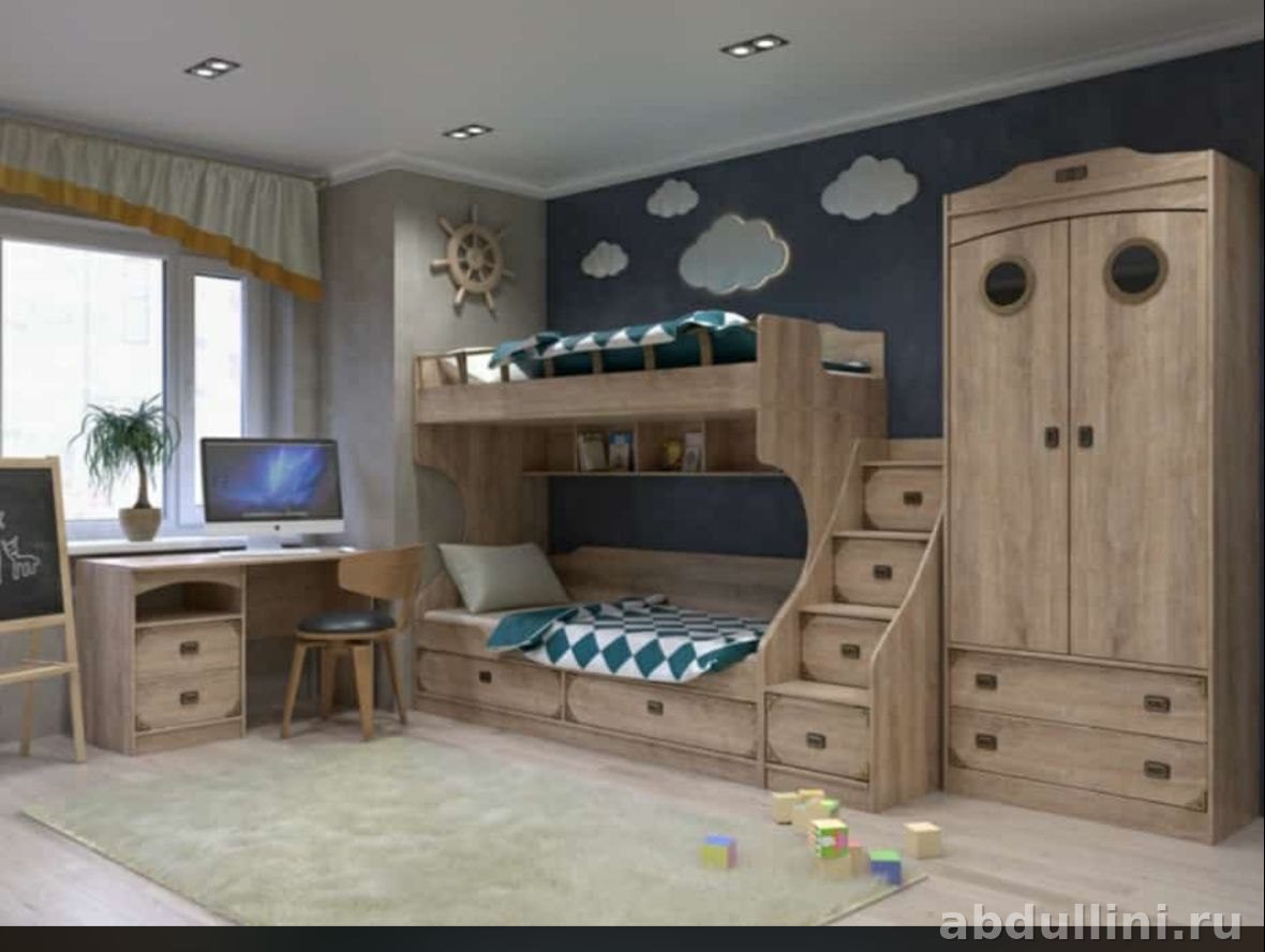 Детский мебельный комплект 3971 в морском стиле — купить в Дагестане