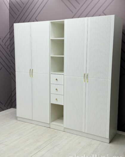 Шкаф модуль 4х 3994 серый и белый — купить в Дагестане — купить в Дагестане