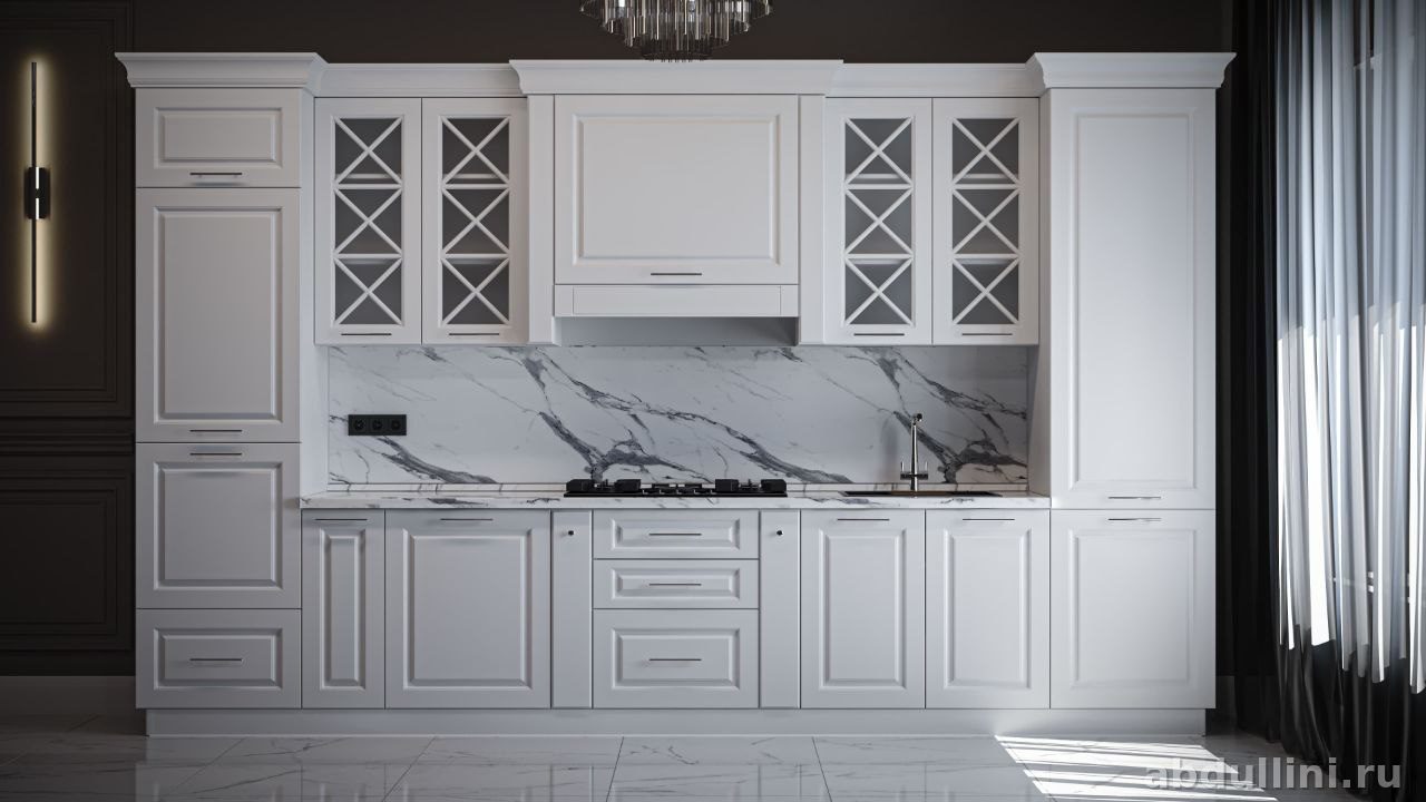 Кухня РИМИНИ 39 в белом цвете — мебель на заказ в Дагестане — купить в Дагестане