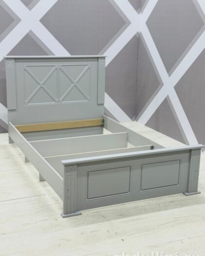 Кровать Амели 4018 светло-серая — купить в Дагестане — купить в Дагестане