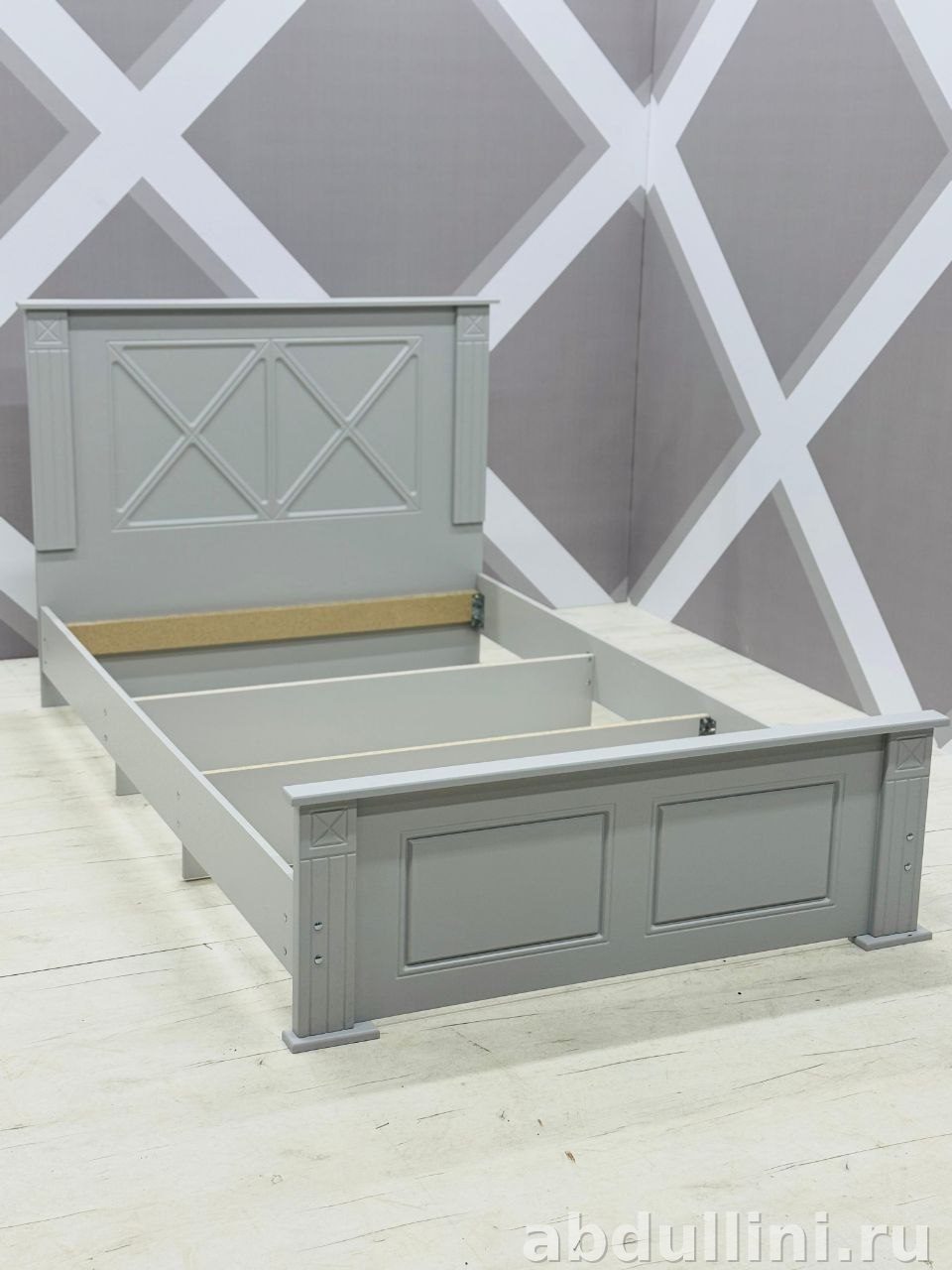 Кровать Амели 4018 светло-серая — купить в Дагестане — купить в Дагестане