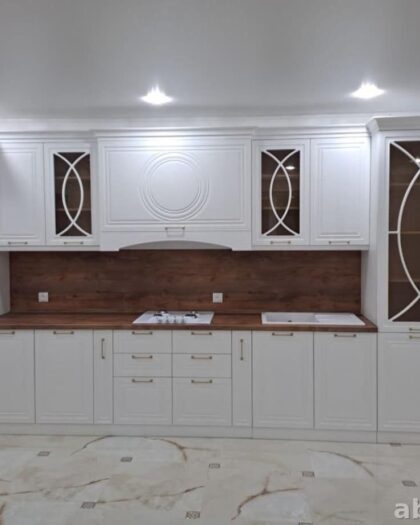 Кухня Амина 4032 — белый кухонный гарнитур в Дагестане — купить в Дагестане