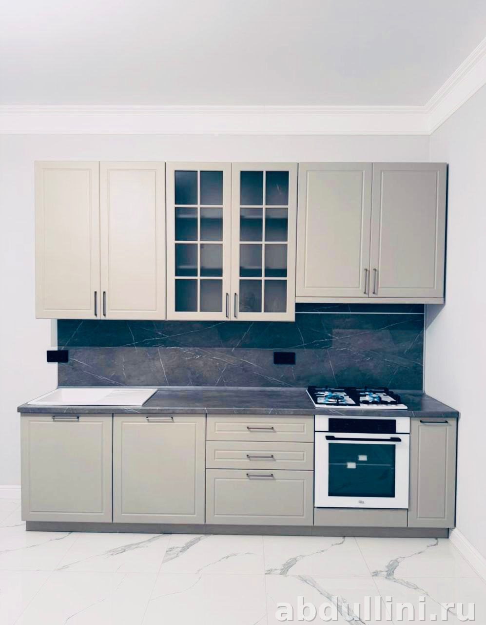 Кухня Лориан 4040 серый песочный — купить в Дагестане — купить в Дагестане