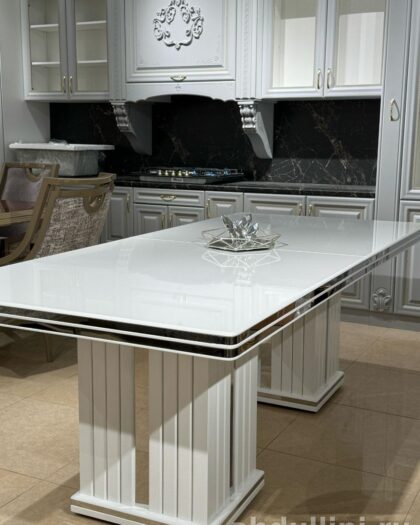 Обеденный стол Плаза в серебре — купить в Дагестане — купить в Дагестане