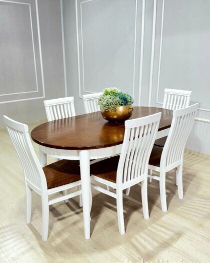 Стол «Анкара-овал» с 6 стульями «Бороны» — купить в Дагестане — купить в Дагестане