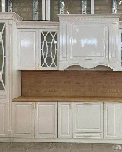 Кухня Магнолия белая глянцевая — купить в Дагестане — купить в Дагестане