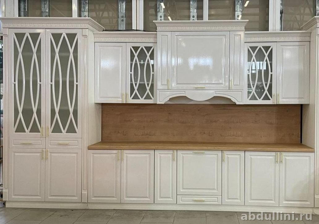 Кухня Магнолия белая глянцевая — купить в Дагестане — купить в Дагестане