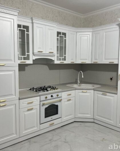 Кухонный гарнитур 4104 белый неоклассика — купить в Дагестане — купить в Дагестане