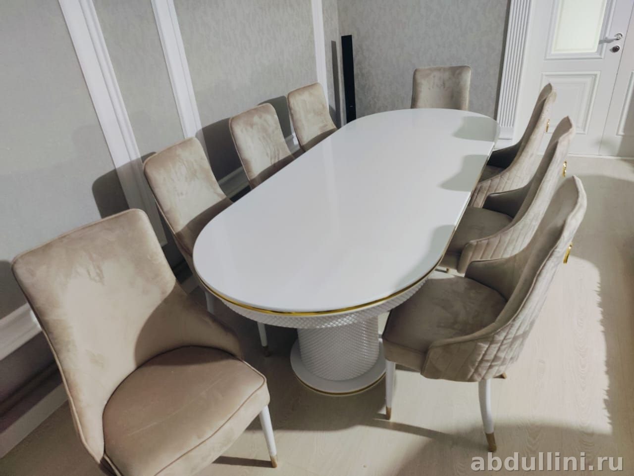 Обеденный стол и стулья в стиле неоклассика — купить в Дагестане — купить в Дагестане — фото 3