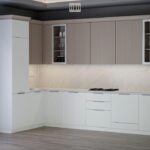 Кухонный гарнитур 'Ария' белый/мокко — мебель на заказ в Дагестане Мокко — купить в Дагестане