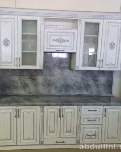 Кухня Афина 19 — белая кухня с карнизом в Дагестане — купить в Дагестане