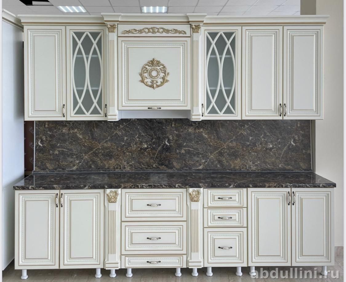 Кухня «АФИНА» в бежевом цвете — производство Дагестан бежевый цвет — купить в Дагестане