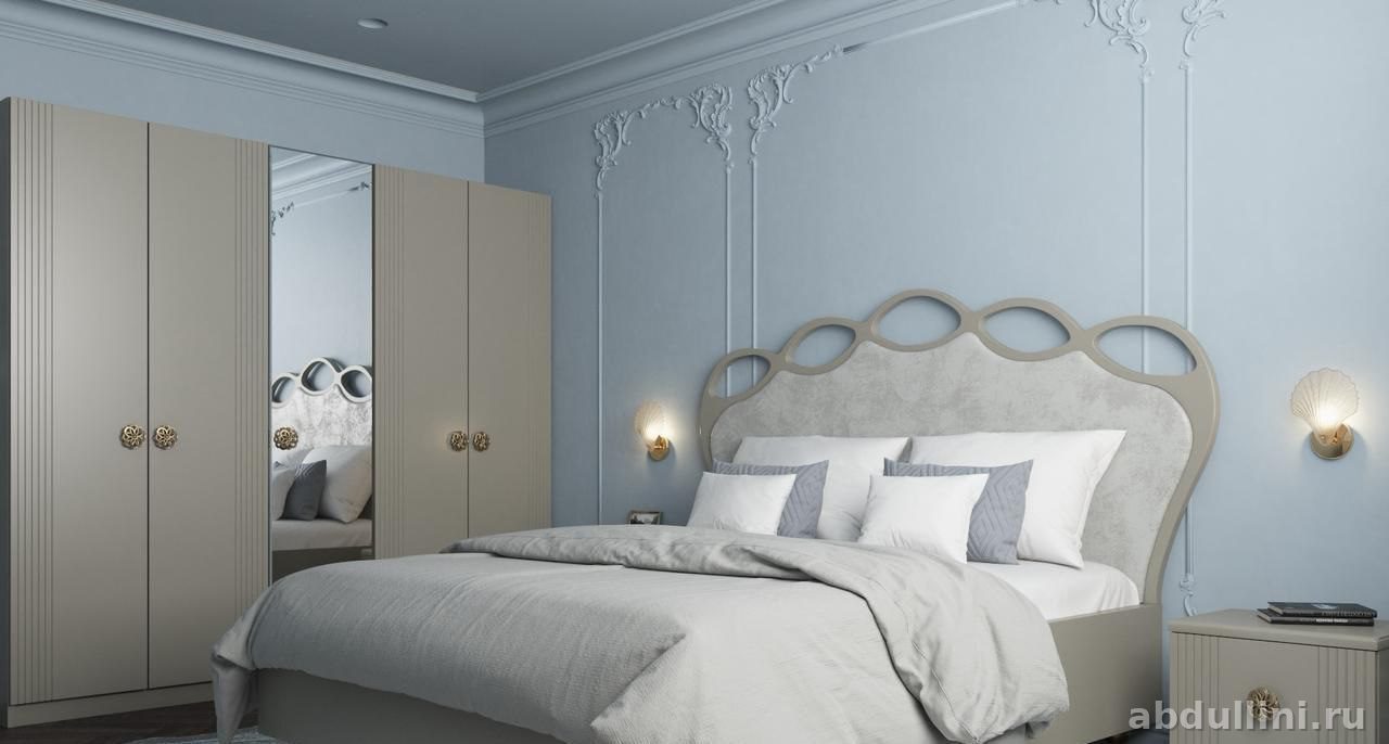 Спальня Офелия 5: кровать, комод, тумба в Дагестане — купить в Дагестане — фото 1