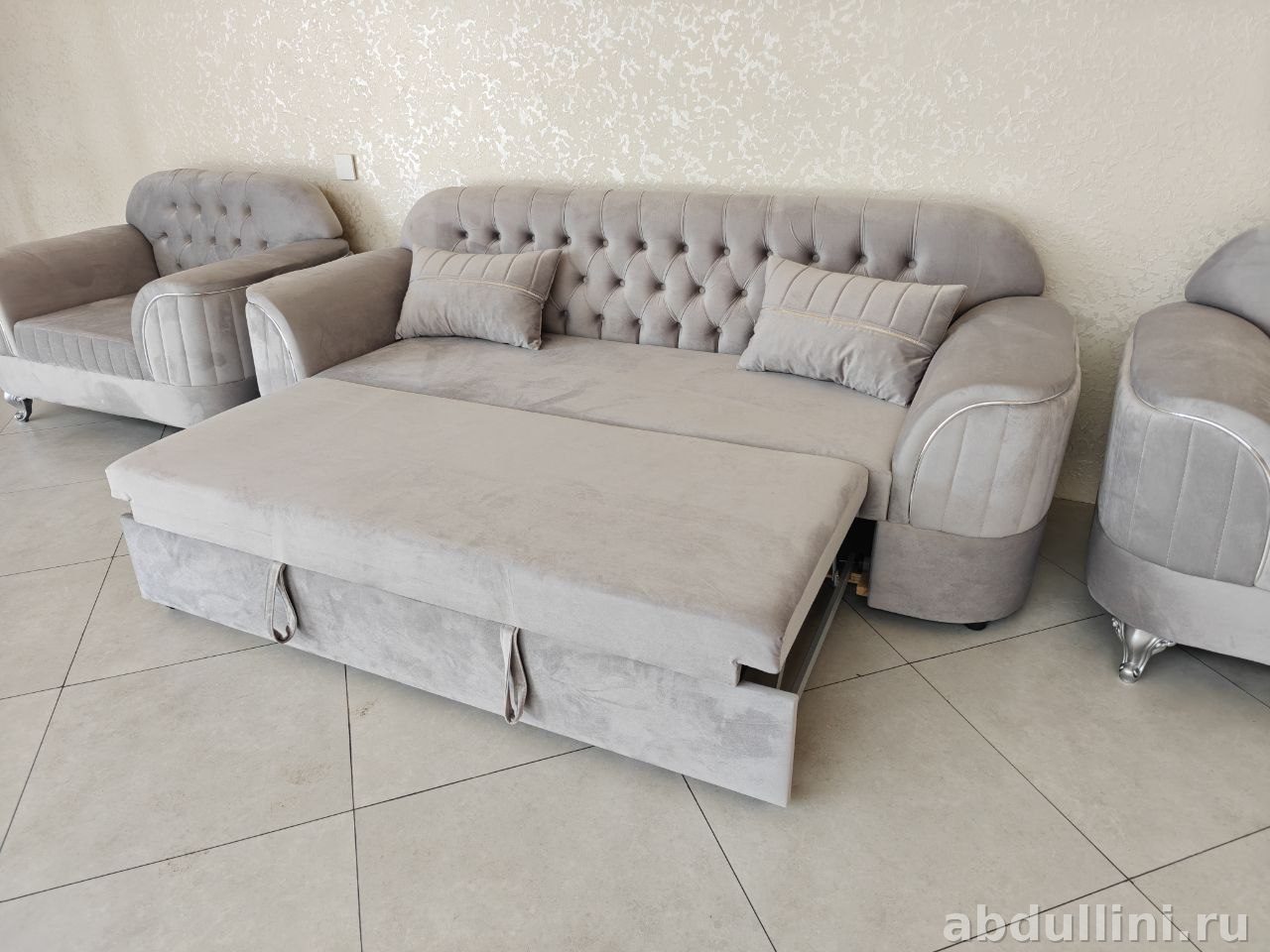 Диван «Манго» раскладной с креслами — купить в Дагестане (Дагестане) — купить в Дагестане — фото 4