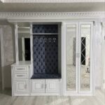 Прихожая «Глория» — купить в Дагестане, мебель на заказ цвет белый серебро — купить в Дагестане