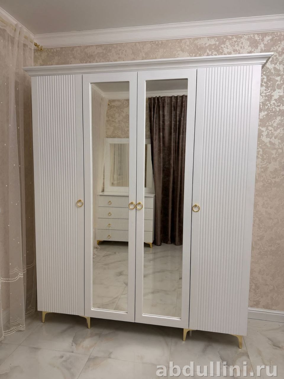 Спальня Мия — белый мебельный комплект от производителя в Дагестане — купить в Дагестане — фото 2