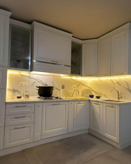 Кухня «Анна» 300/140—2/240 серебро — мебель от производителя в Дагестане — купить в Дагестане