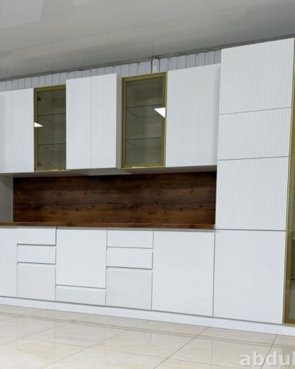 Кухня Мия 450 — модная мебель в белом цвете — купить в Дагестане