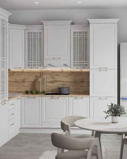 Кухня "София" белая — мебель на заказ в Дагестане — купить в Дагестане