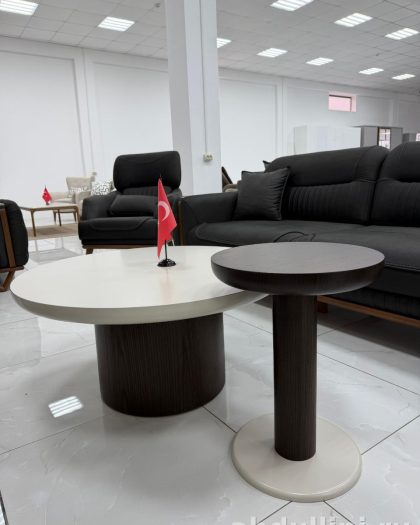 Журнальный столик и пуфик Vito — модный комплект из Турции — купить в Дагестане — фото 1