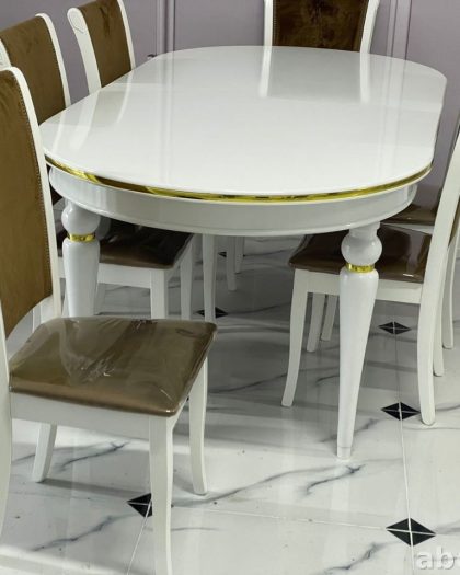 Стол Лента Овальный раздвижной купить в Дагестане | Abdullini — купить в Дагестане — фото 1