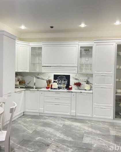 Кухня «Анна» в белом цвете купить в Махачкале | Мебель в Дагестане