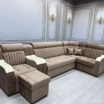 Угловой диван «Мишель» с пуфиком купить в Махачкале — купить в Дагестане — фото 1