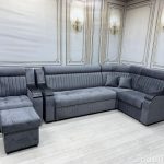 Угловой диван «Мишель» с пуфиком купить в Махачкале — купить в Дагестане — фото 1