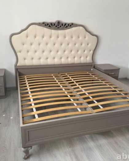 Спальный гарнитур «Мокко Люкс» серый матовый купить в Махачкале