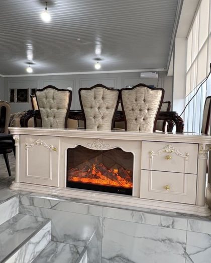 Тумба с камином в современном стиле купить в Махачкале — купить в Дагестане — фото 1