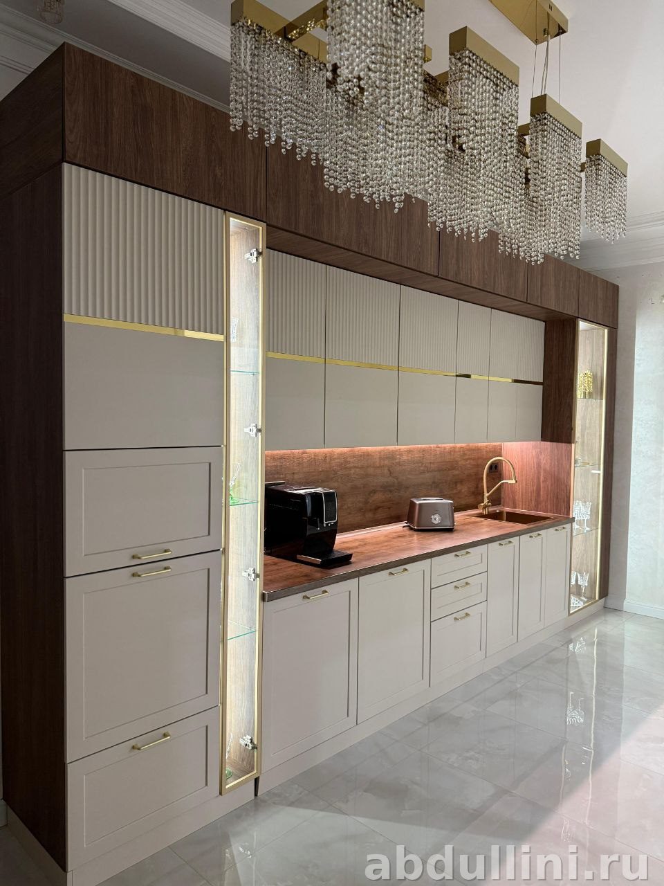 Кухня Опера — модный гарнитур из МДФ в Дагестане — купить в Дагестане