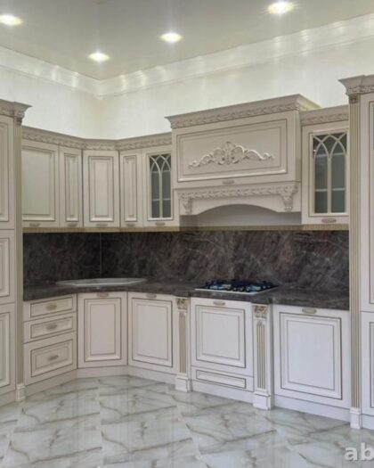 Кухня Монако крем-золото — классика в Дагестане — купить в Дагестане — фото 1