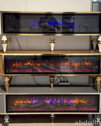 ТВ тумба ICON с камином — купить в Дагестане другой цвет — купить в Дагестане